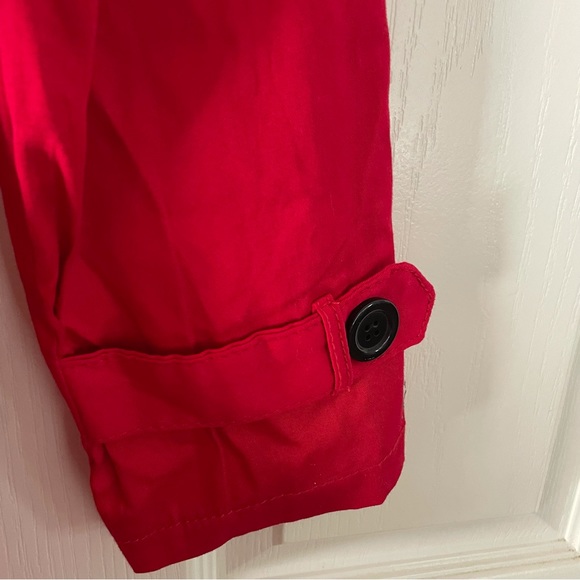 Ashley Premium: red button coat - Picture 2 of 9